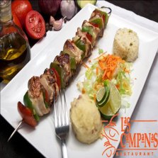 Brochetas de pollo